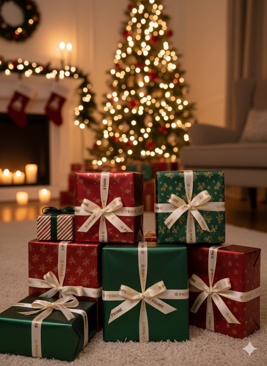 Dây Ruy Băng Buộc Quà Noel – Tạo Cảm Xúc Ấm Áp Trong Từng Món Quà