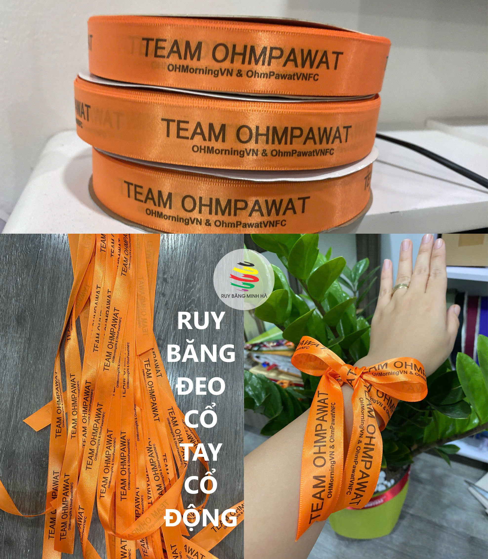 Dây Ruy Băng In Logo Buộc Tay Sự Kiện – Quảng Bá Thương Hiệu Hiệu Quả