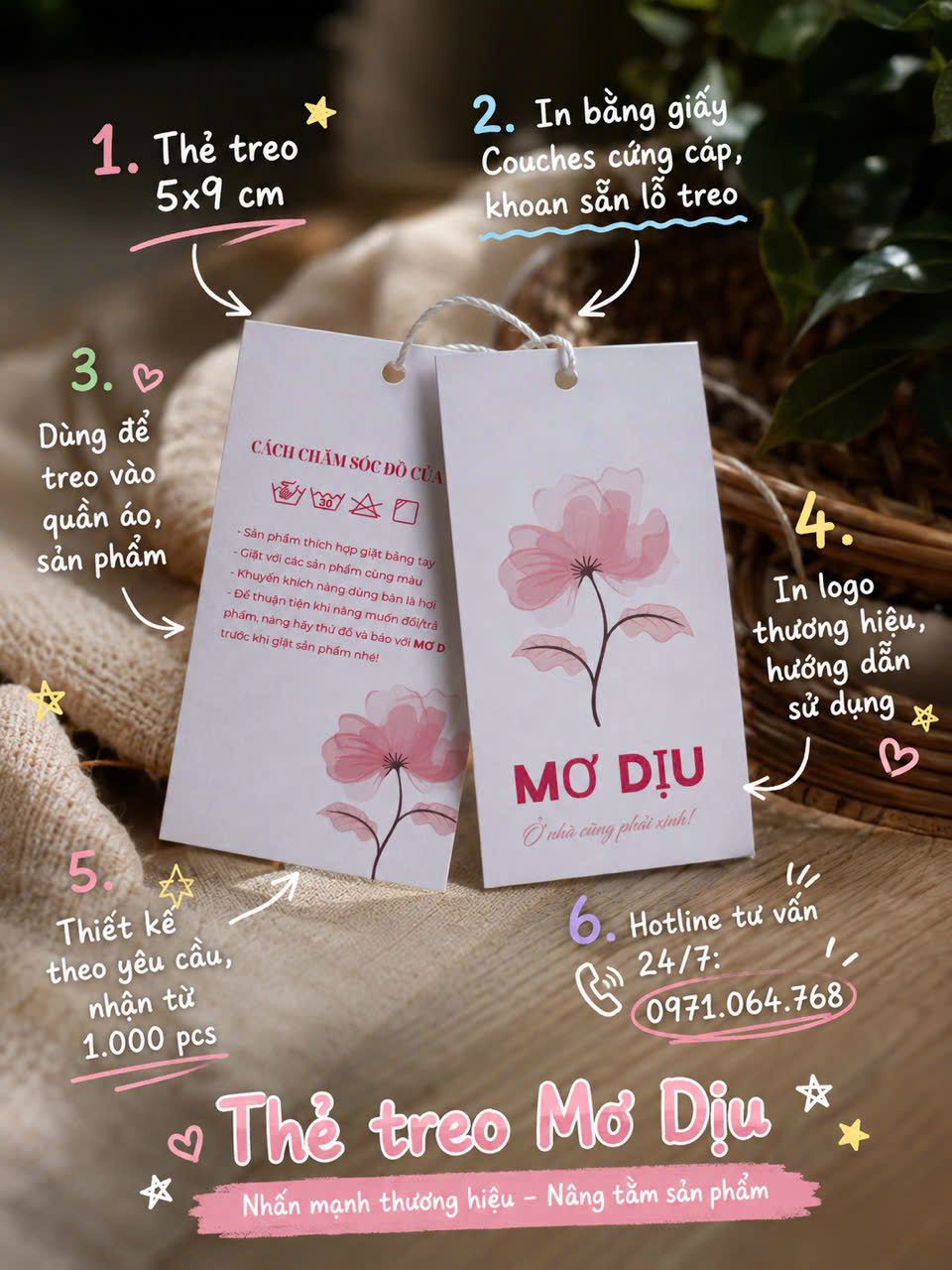 Thẻ Treo  – Giải Pháp Nâng Tầm Thương Hiệu Cho Shop Thời Trang & Local Brand